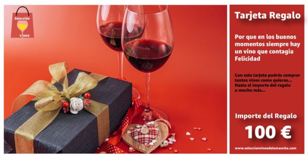 Tarjeta Regalo Con Selección De Vinos De La Mancha De 100€ Tarjeta Regalo Con Selección De Vinos De La Mancha De 100€